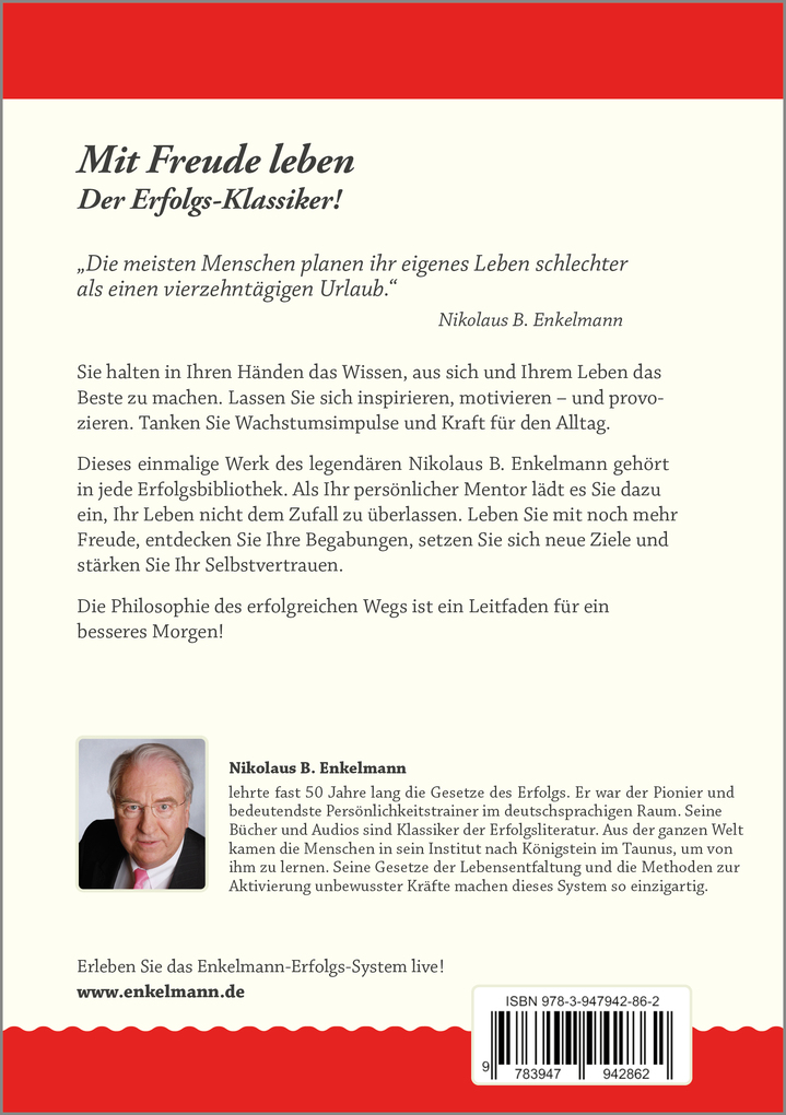 Weitere Ansicht: Mit Freude leben | Nikolaus B. Enkelmann