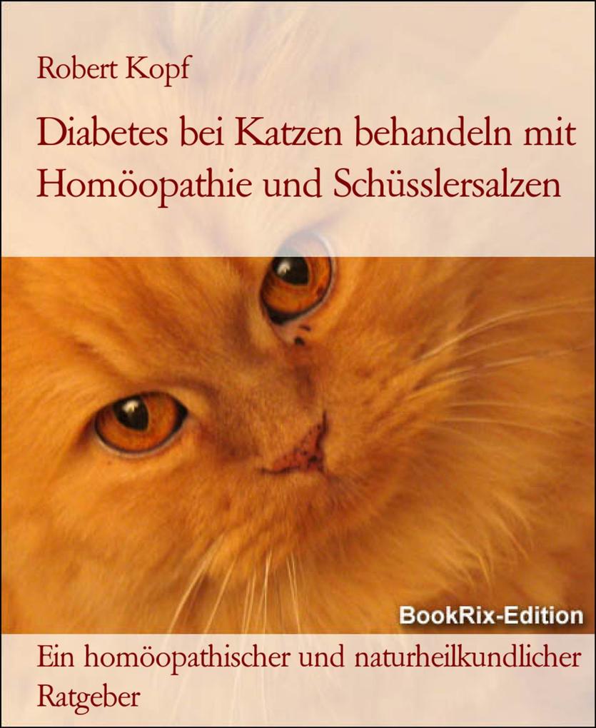Produktbild: Diabetes bei Katzen behandeln mit Homöopathie und Schüsslersalzen | Robert Kopf