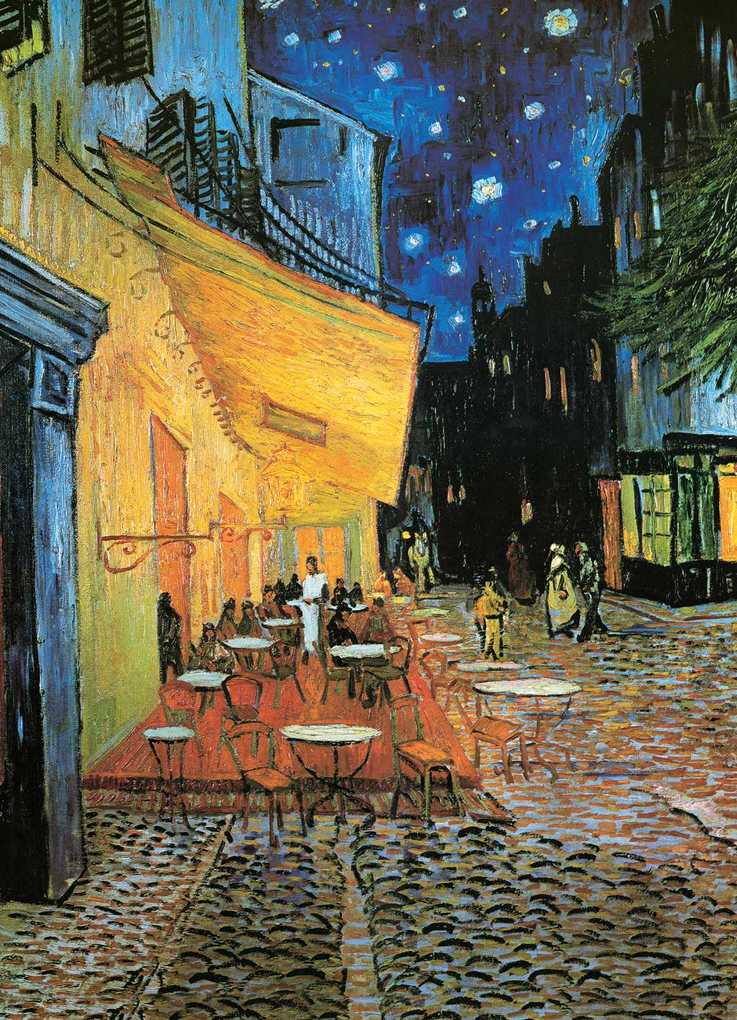 Weitere Ansicht: Caféterrasse am Abend von Vincent van Gogh 1000 Teile | Vincent Van Gogh