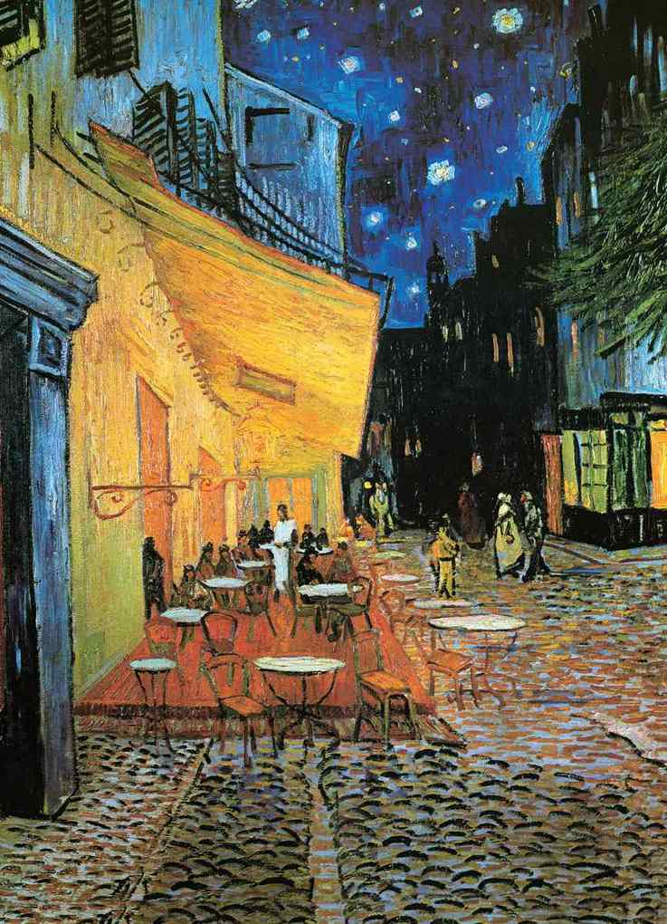 Weitere Ansicht: Caféterrasse am Abend von Vincent van Gogh 1000 Teile | Vincent Van Gogh
