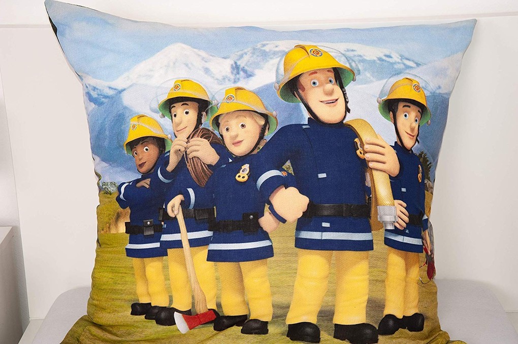 Weitere Ansicht: Herding 4470401050 - Feuerwehrmann Sam, Wende-Bettwäsche mit Reißverschluss, Baumwolle, 135x200cm