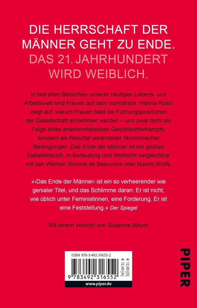 Weitere Ansicht: Das Ende der Männer | Hanna Rosin