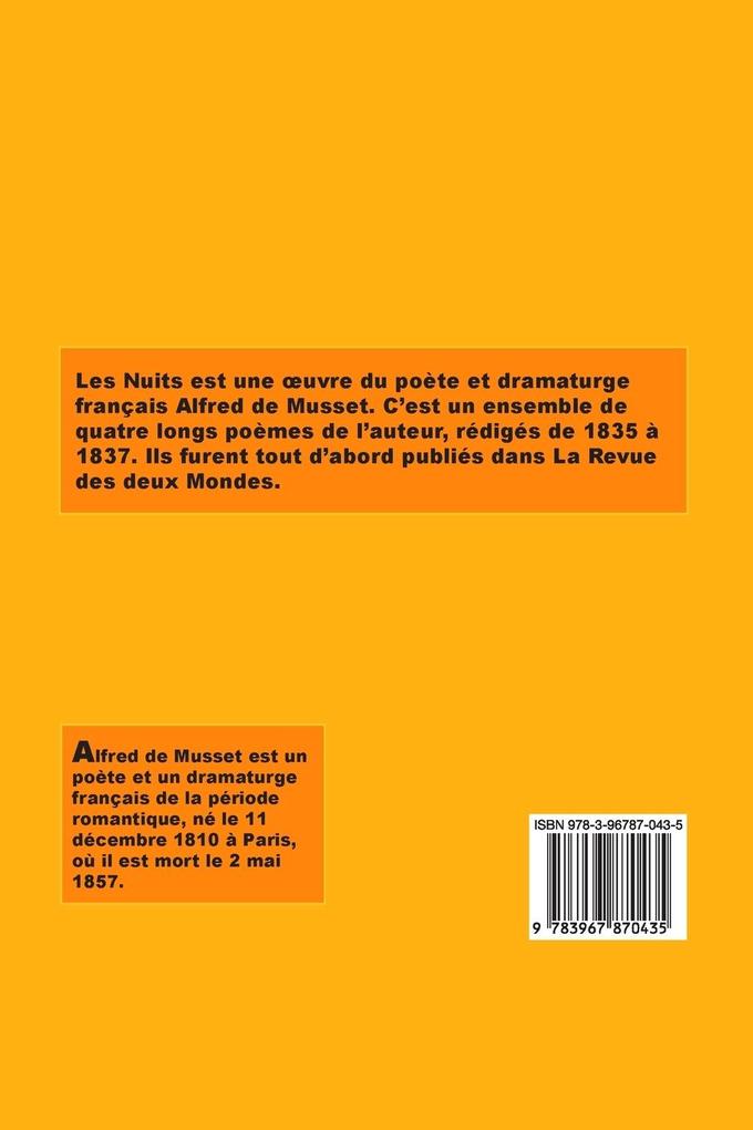 Weitere Ansicht: Nuits | Alfred De Musset