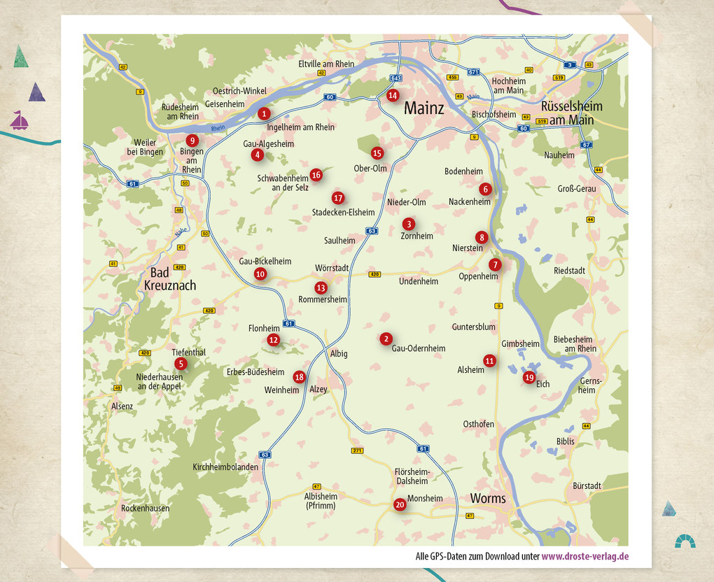 Weitere Ansicht: Rheinhessen. Wanderungen für die Seele | Frank Hamm