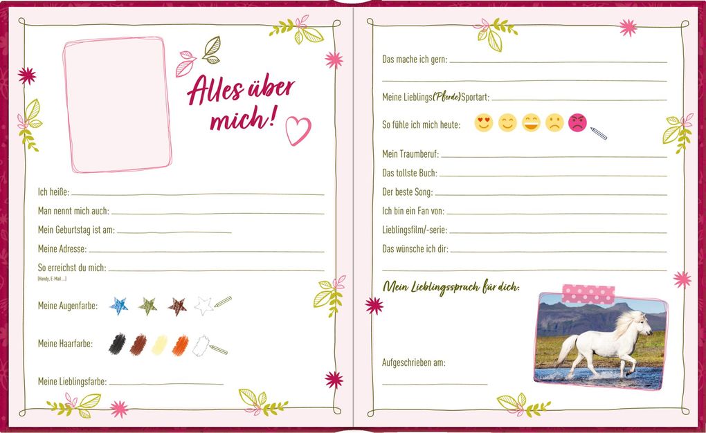 Weitere Ansicht: Freundebuch - Pferdefreunde - Meine Freunde