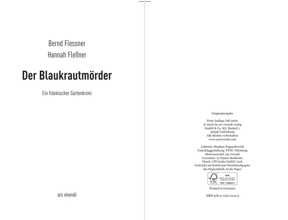 Weitere Ansicht: Der Blaukrautmörder | Bernd Flessner, Hannah Fleßner