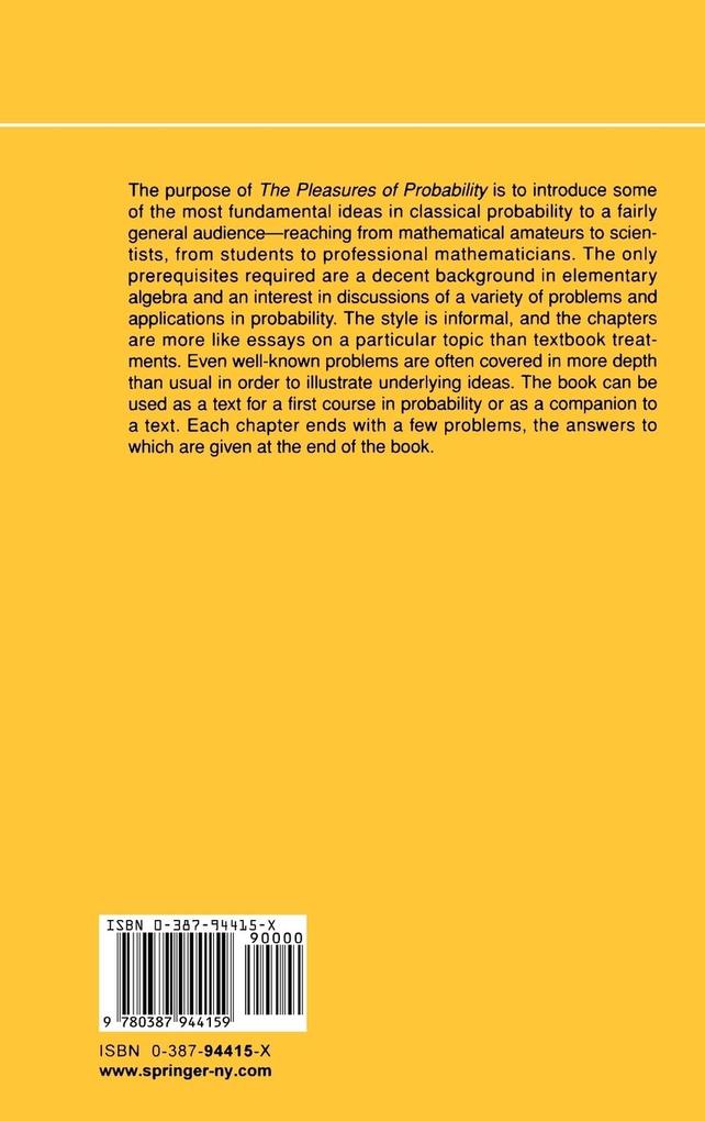 Weitere Ansicht: The Pleasures of Probability | Richard Isaac