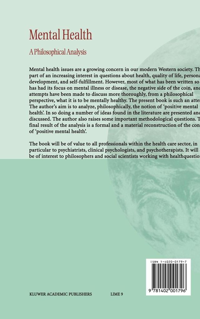 Weitere Ansicht: Mental Health | P. -A. Tengland, Per-Anders Tengland