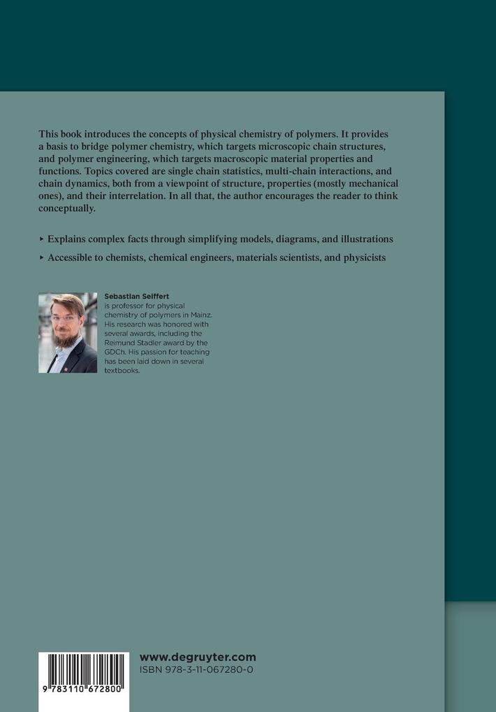 Weitere Ansicht: Physical Chemistry of Polymers | Sebastian Seiffert