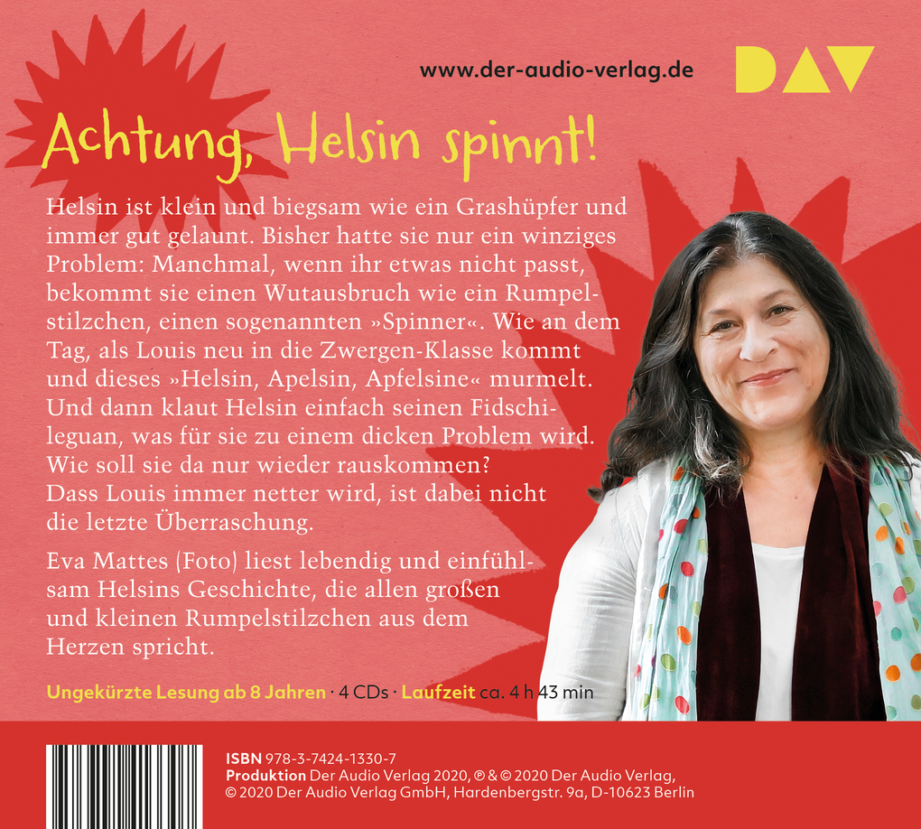Weitere Ansicht: Helsin Apelsin und der Spinner, 4 Audio-CD | Stefanie Höfler
