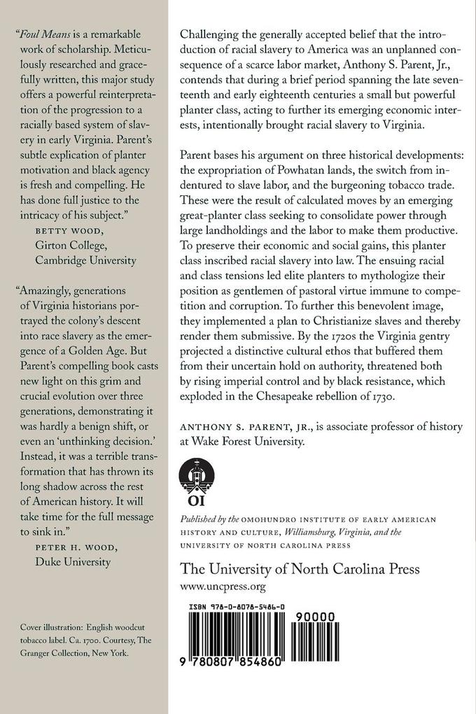 Weitere Ansicht: Foul Means | Anthony S Parent