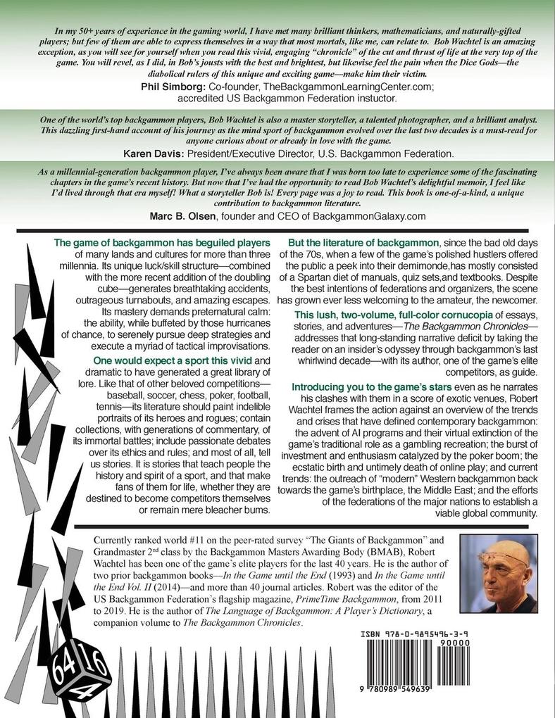 Weitere Ansicht: The Backgammon Chronicles | Robert H Wachtel
