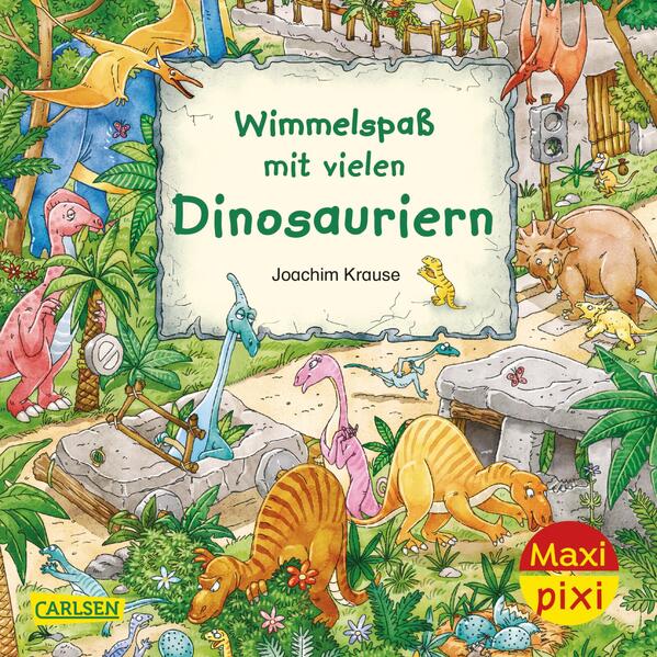 Produktbild: Maxi Pixi 337: VE 5 Wimmelspaß mit vielen Dinosauriern (5 Exemplare) | Joachim Krause
