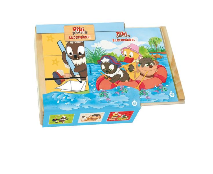 Produktbild: Trötsch Unser Sandmännchen Bilderwürfel Pittiplatsch Holz