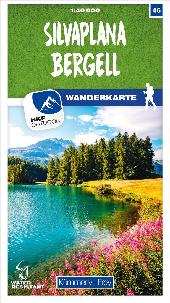 Produktbild: Silvaplana - Bergell 46 Wanderkarte 1:40 000 matt laminiert