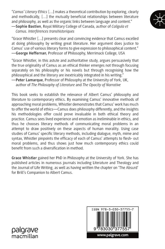 Weitere Ansicht: Camus' Literary Ethics | Grace Whistler