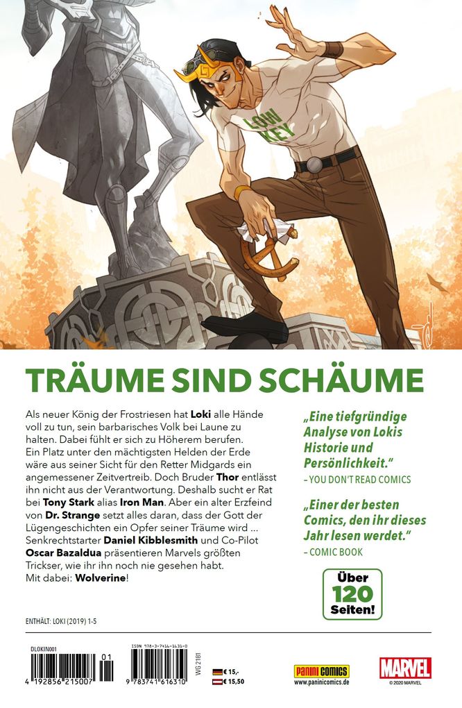 Weitere Ansicht: Loki - Neustart: Der Gott, der zur Erde fiel | Daniel Kibblesmith, Oscar Bazaldua, Andy MacDonald