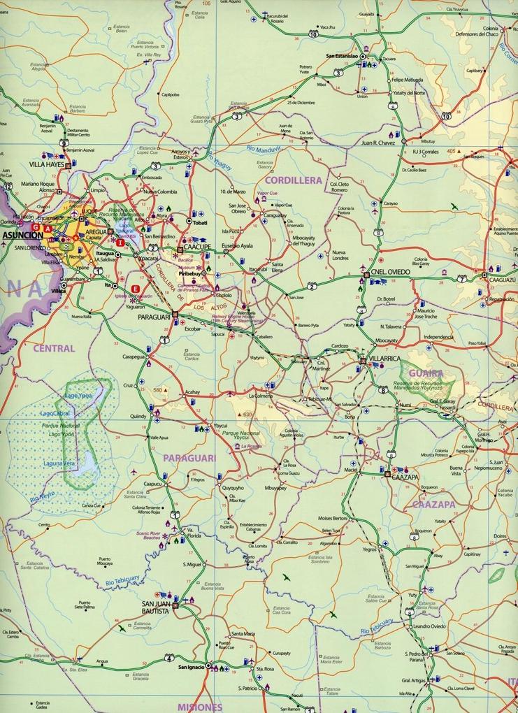 Weitere Ansicht: Map Paraguay & Bolivia South 1 : 1 000 000