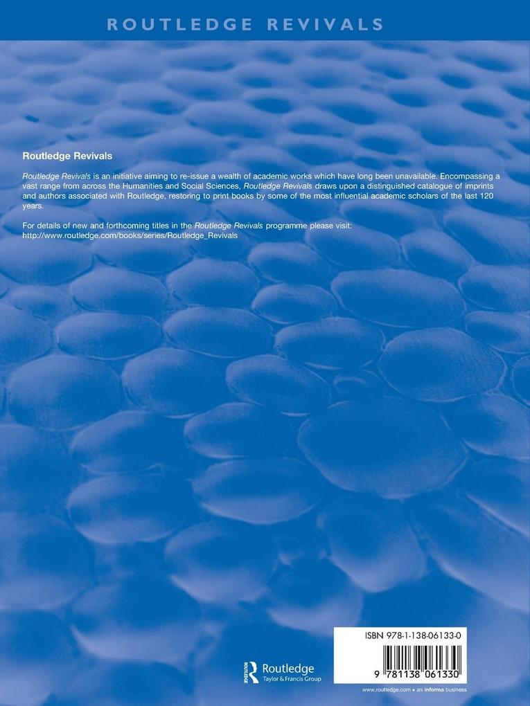 Weitere Ansicht: Routledge Revivals