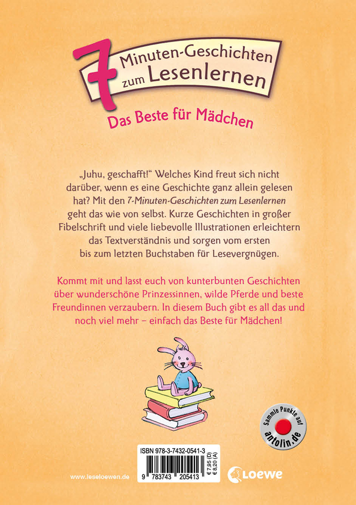 Weitere Ansicht: Leselöwen - Das Original - 7-Minuten-Geschichten zum Lesenlernen - Das Beste für Mädchen