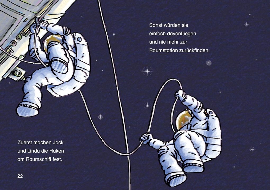 Weitere Ansicht: Leselöwen 1. Klasse - Alarm auf der Weltraumstation | Annette Neubauer