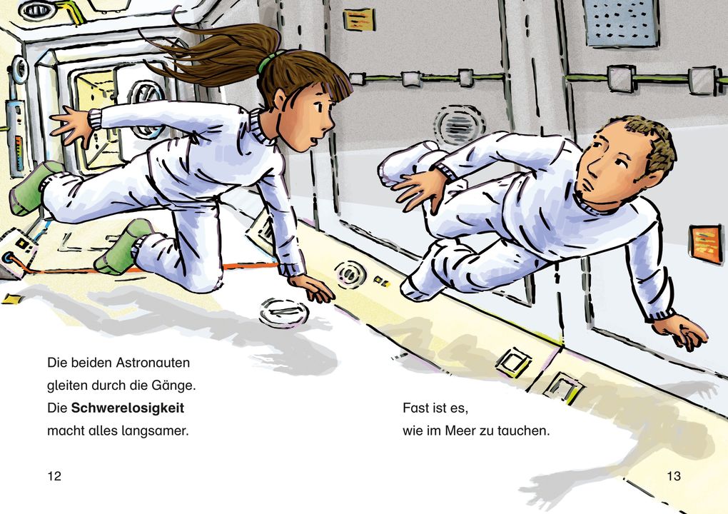 Weitere Ansicht: Leselöwen 1. Klasse - Alarm auf der Weltraumstation | Annette Neubauer
