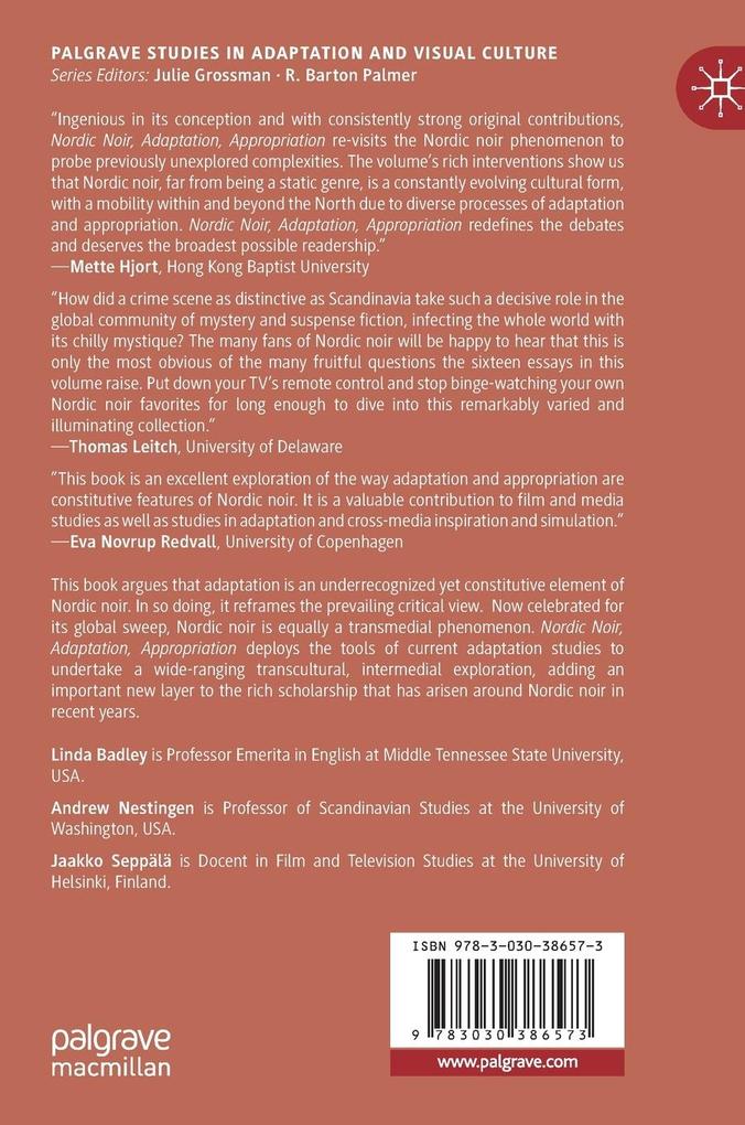 Weitere Ansicht: Nordic Noir, Adaptation, Appropriation