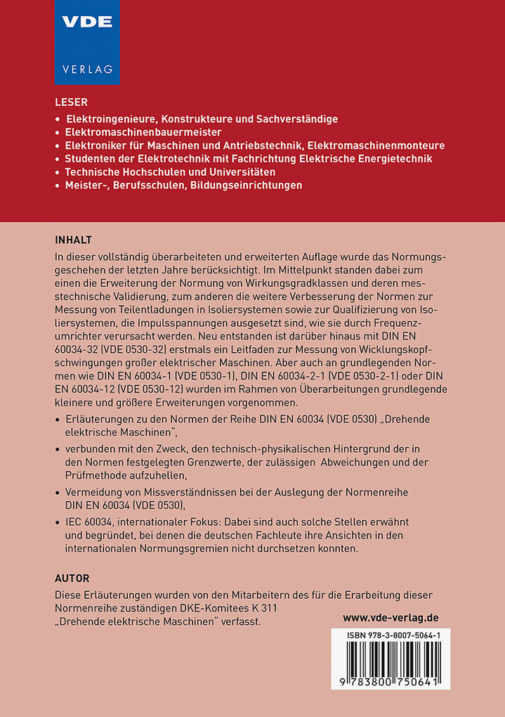 Weitere Ansicht: Drehende elektrische Maschinen | DKE-Komitee K 311
