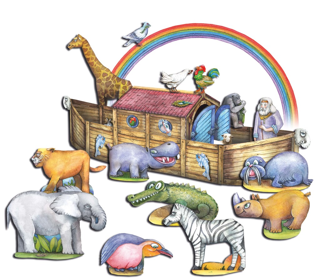 Weitere Ansicht: Arche Noah Bastelbogen