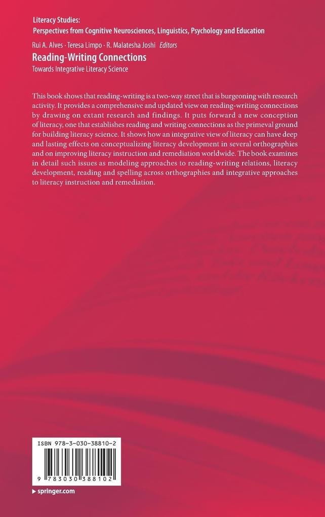 Weitere Ansicht: Reading-Writing Connections