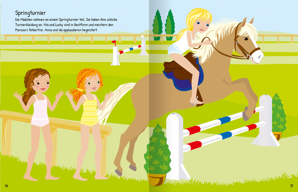 Weitere Ansicht: Reiterhof (Anziehpuppen, Anziehpuppen-Sticker)