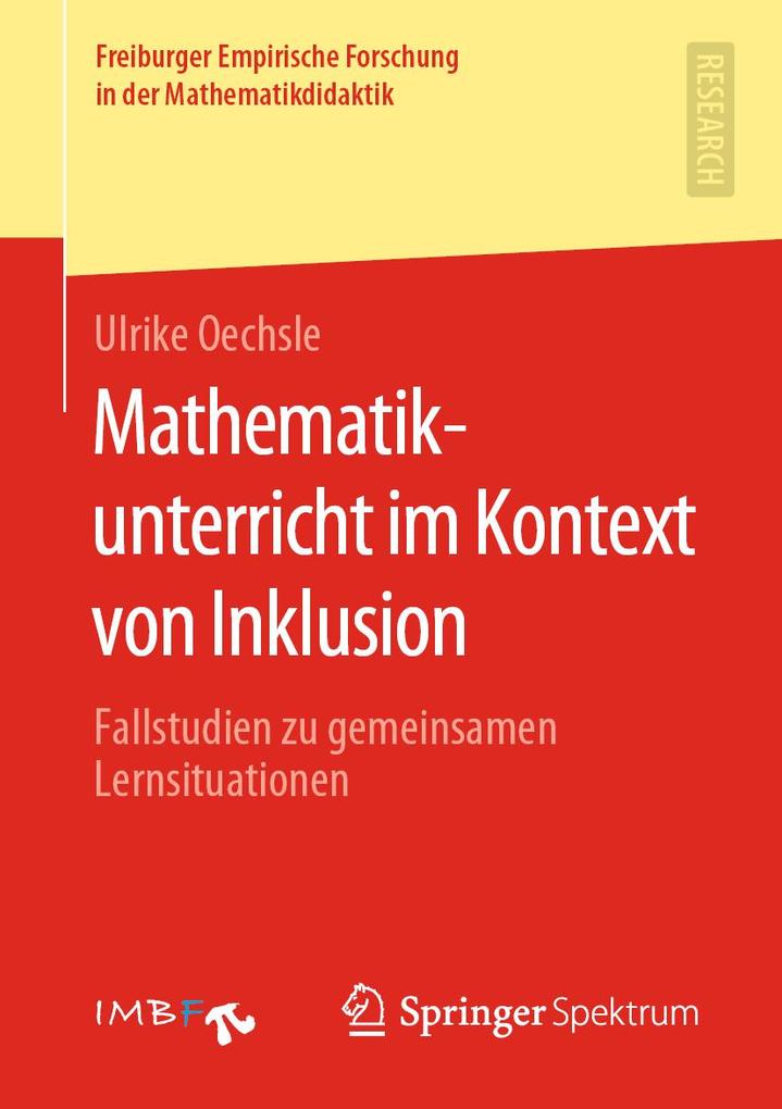 Mathematikunterricht im Kontext von Inklusion als eBook pdf