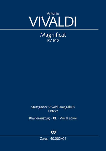 Produktbild: Magnificat (Klavierauszug XL) | Antonio Vivaldi