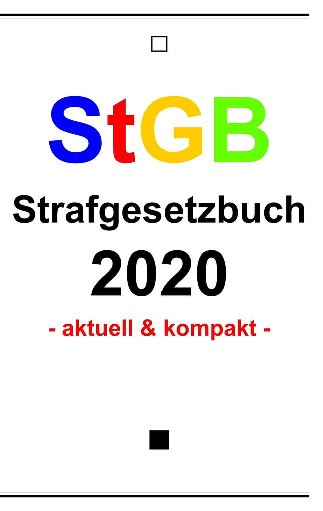 Produktbild: StGB | Jost Scholl