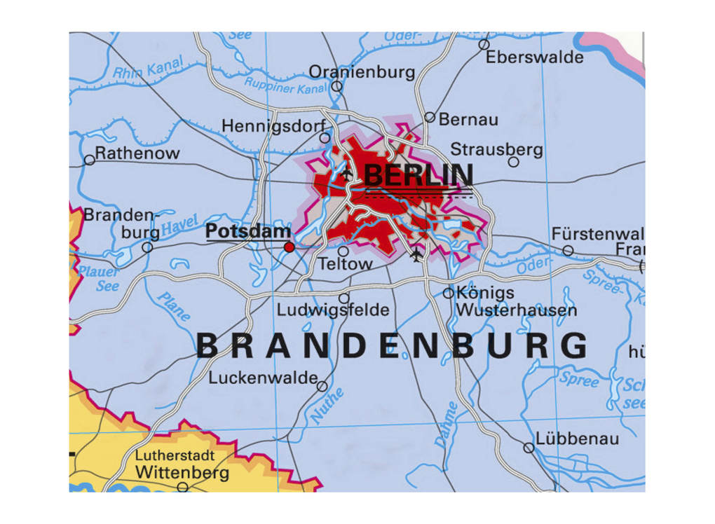 Weitere Ansicht: Deutschland politisch mit Bundesländerwappen | Heinrich Stiefel