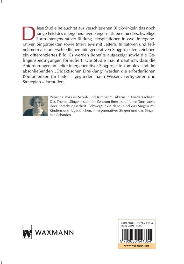 Weitere Ansicht: Intergeneratives Singen | Rebecca Voss