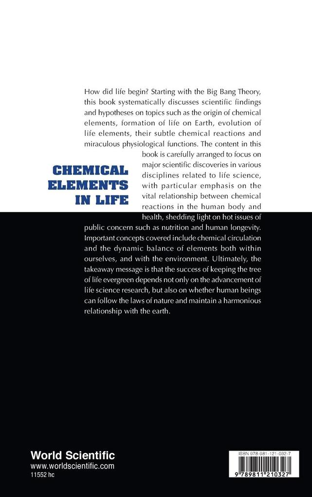 Weitere Ansicht: CHEMICAL ELEMENTS IN LIFE | Zhu Wansen