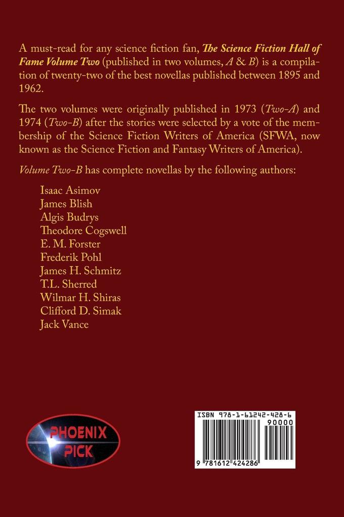 Weitere Ansicht: The Science Fiction Hall of Fame Volume Two-B | Isaac Asimov, Frederik Pohl