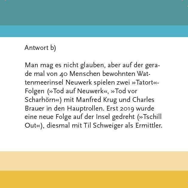 Weitere Ansicht: Das Küsten-Quiz | Matthias Kröner