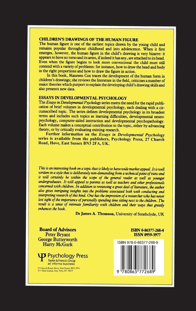 Weitere Ansicht: Children's Drawings of the Human Figure | Maureen V. Cox