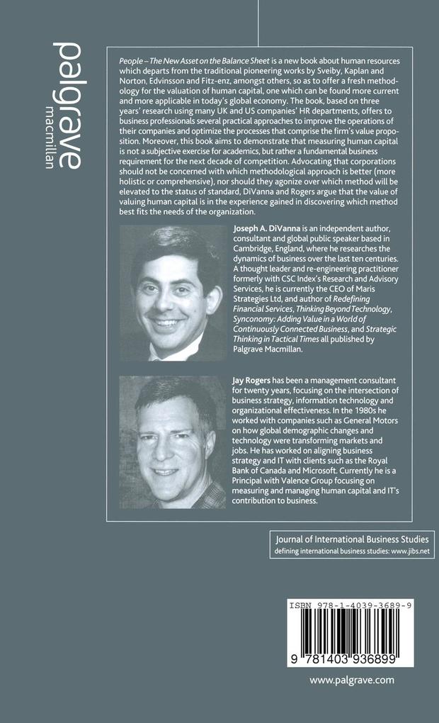 Weitere Ansicht: People - The New Asset on the Balance Sheet | J. DiVanna, J. Rogers