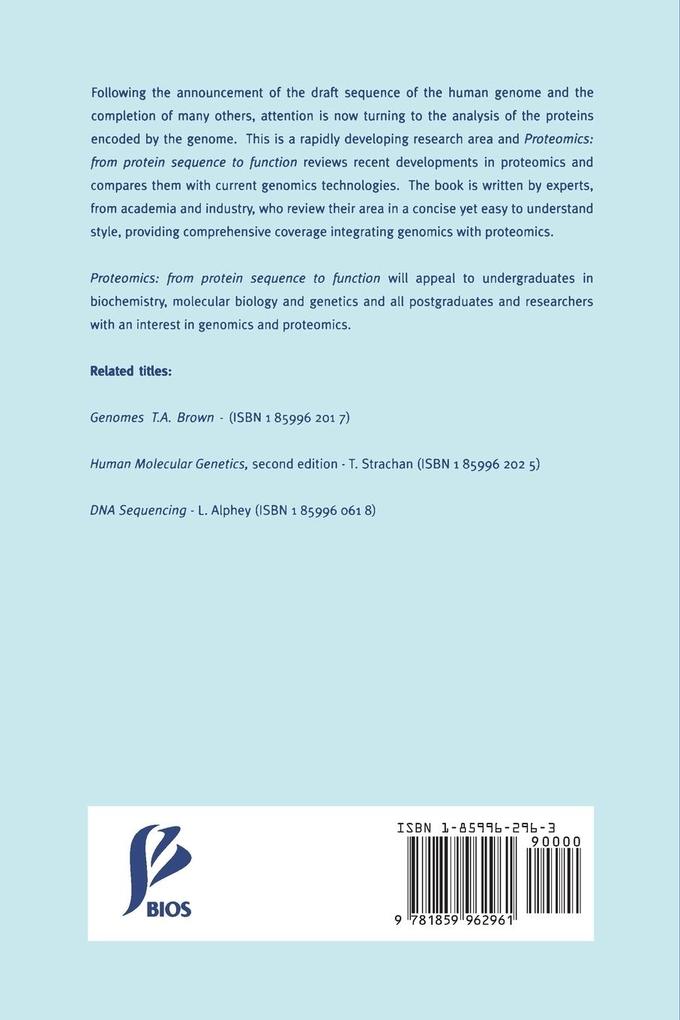 Weitere Ansicht: Proteomics | Stephen Pennington