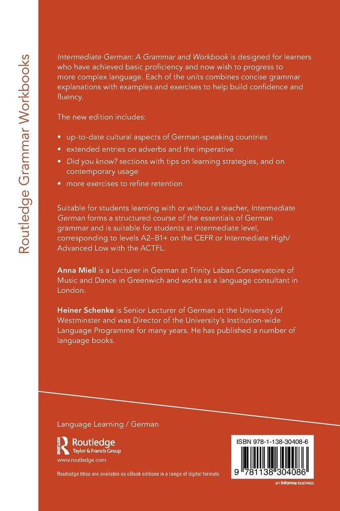 Weitere Ansicht: Intermediate German | Heiner Schenke, Anna Miell