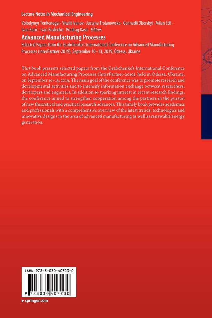 Weitere Ansicht: Advanced Manufacturing Processes