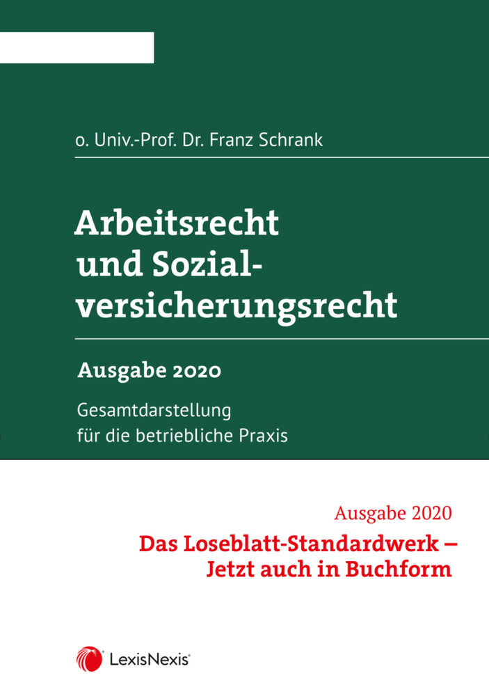 Produktbild: Arbeitsrecht und Sozialversicherungsrecht 2020 | Franz Schrank