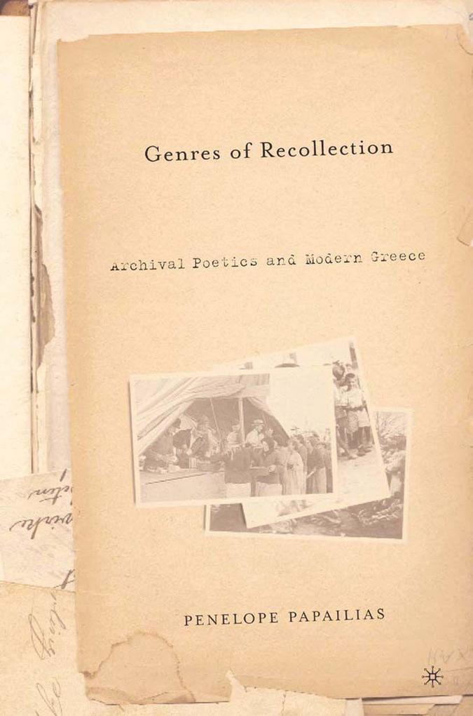Produktbild: Genres of Recollection | Penelope Papailias, P. Papalias