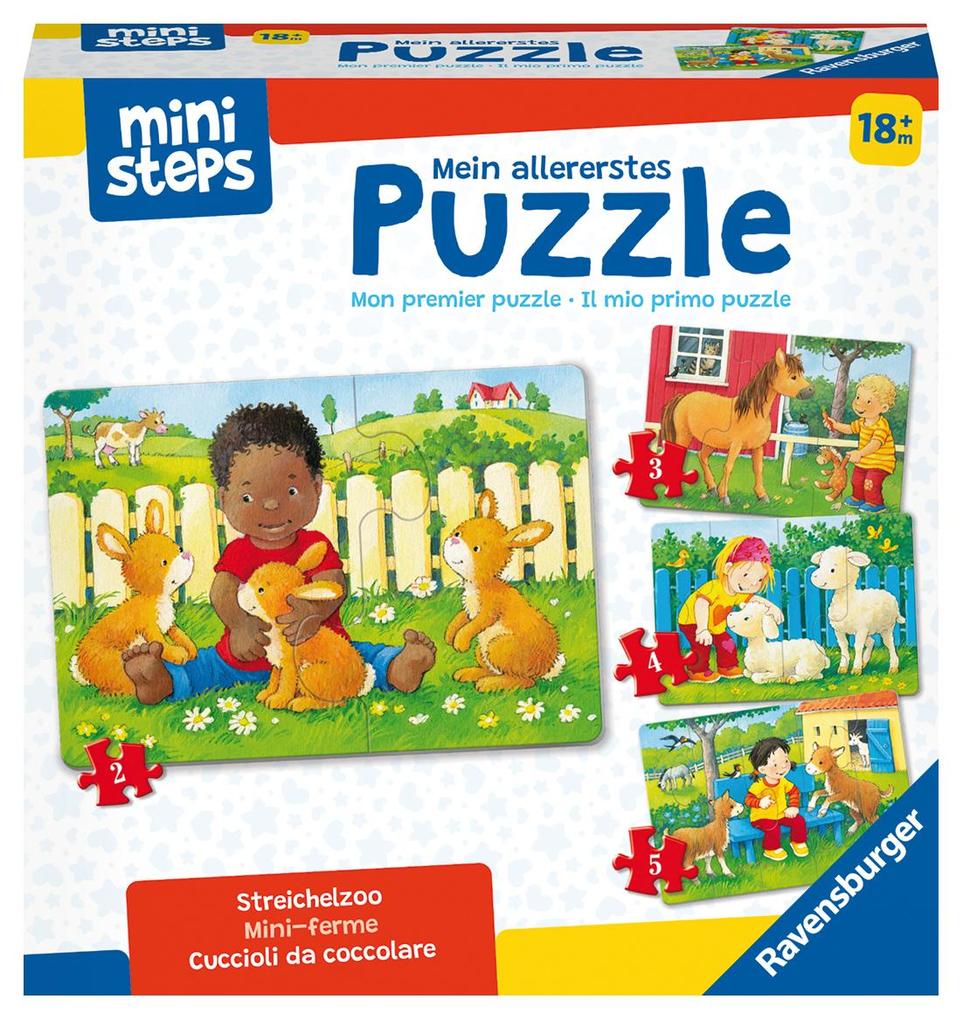 Produktbild: Ravensburger - ministeps - Mein allererstes Puzzle - Streichelzoo