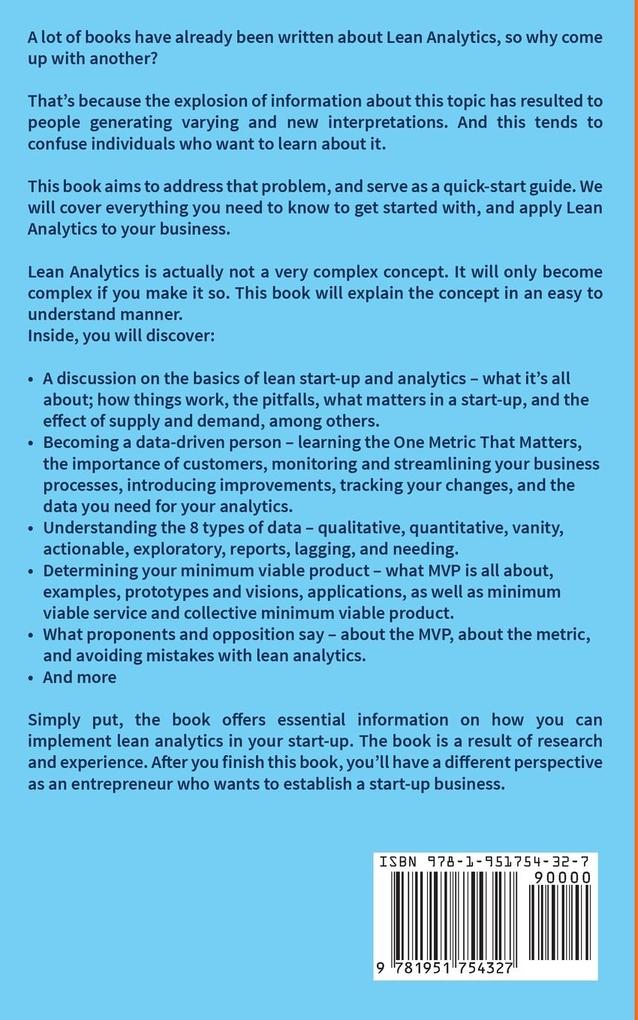 Weitere Ansicht: Lean Analytics | Greg Caldwell