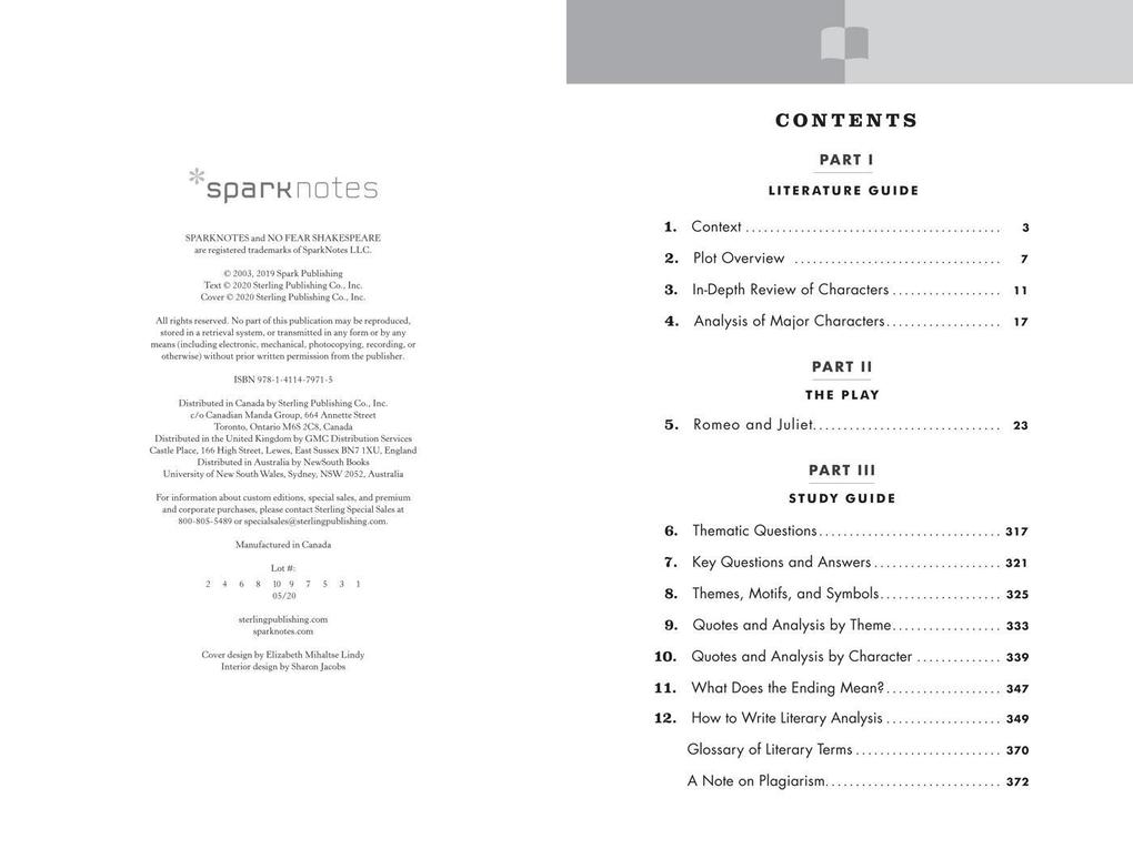 Weitere Ansicht: Romeo and Juliet | Sparknotes, William Shakespeare