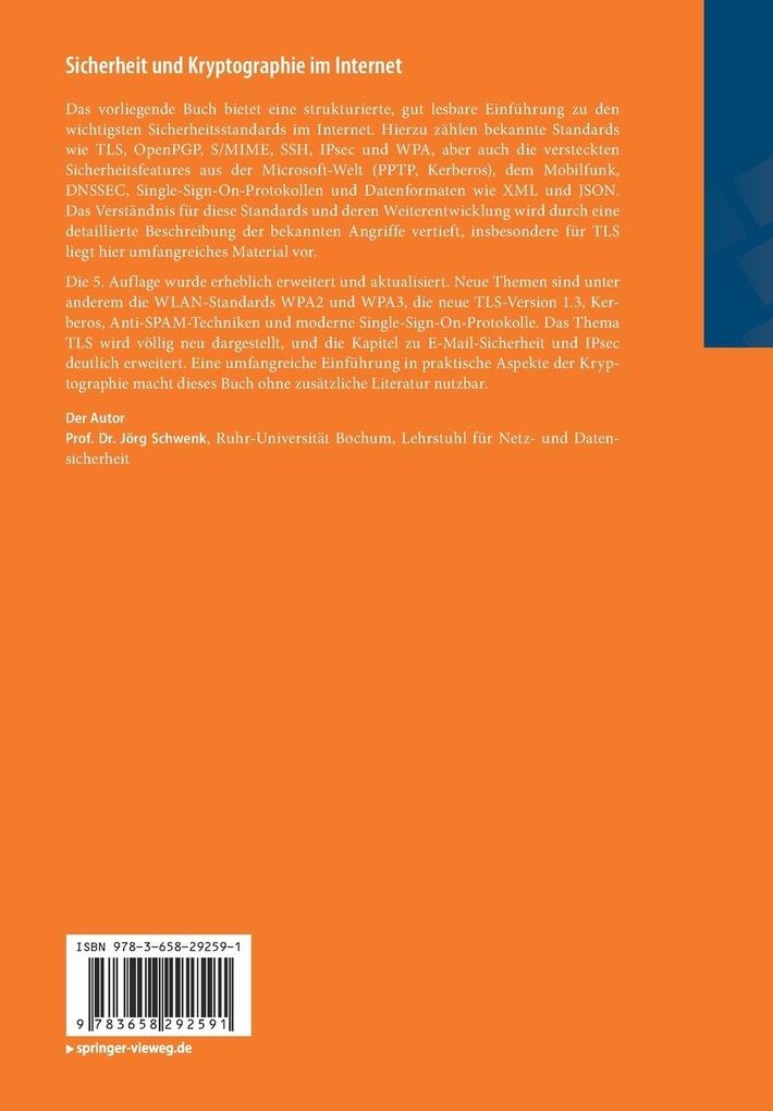 Weitere Ansicht: Sicherheit und Kryptographie im Internet | Jörg Schwenk